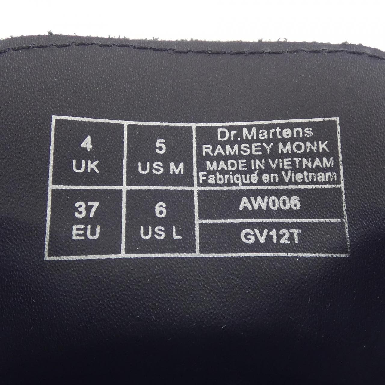 ドクターマーチン DR.MARTENS RAMSEY MONK シューズ