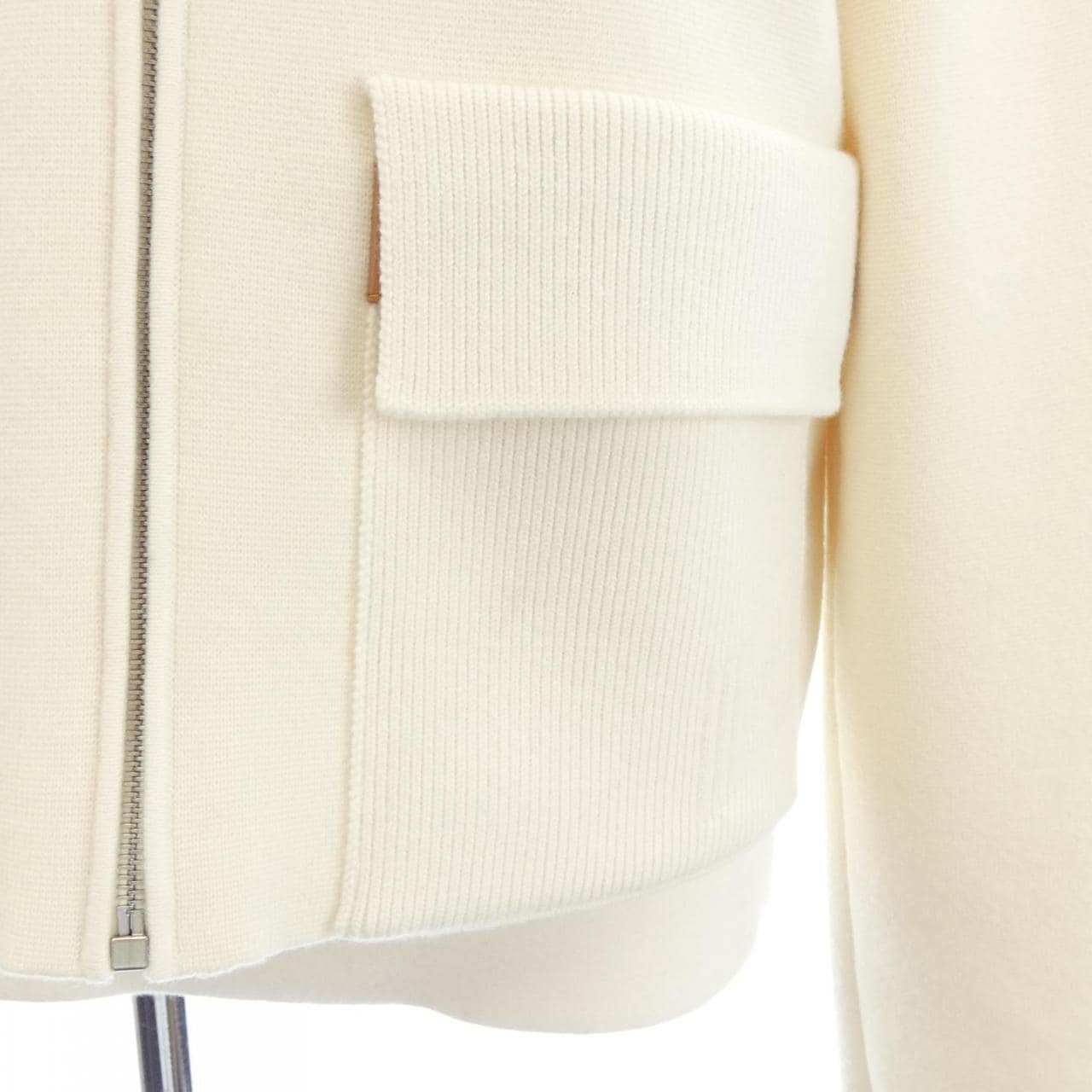 エルメス HERMES レザーディテール パッチポケット 6E2223D3 ジャケット