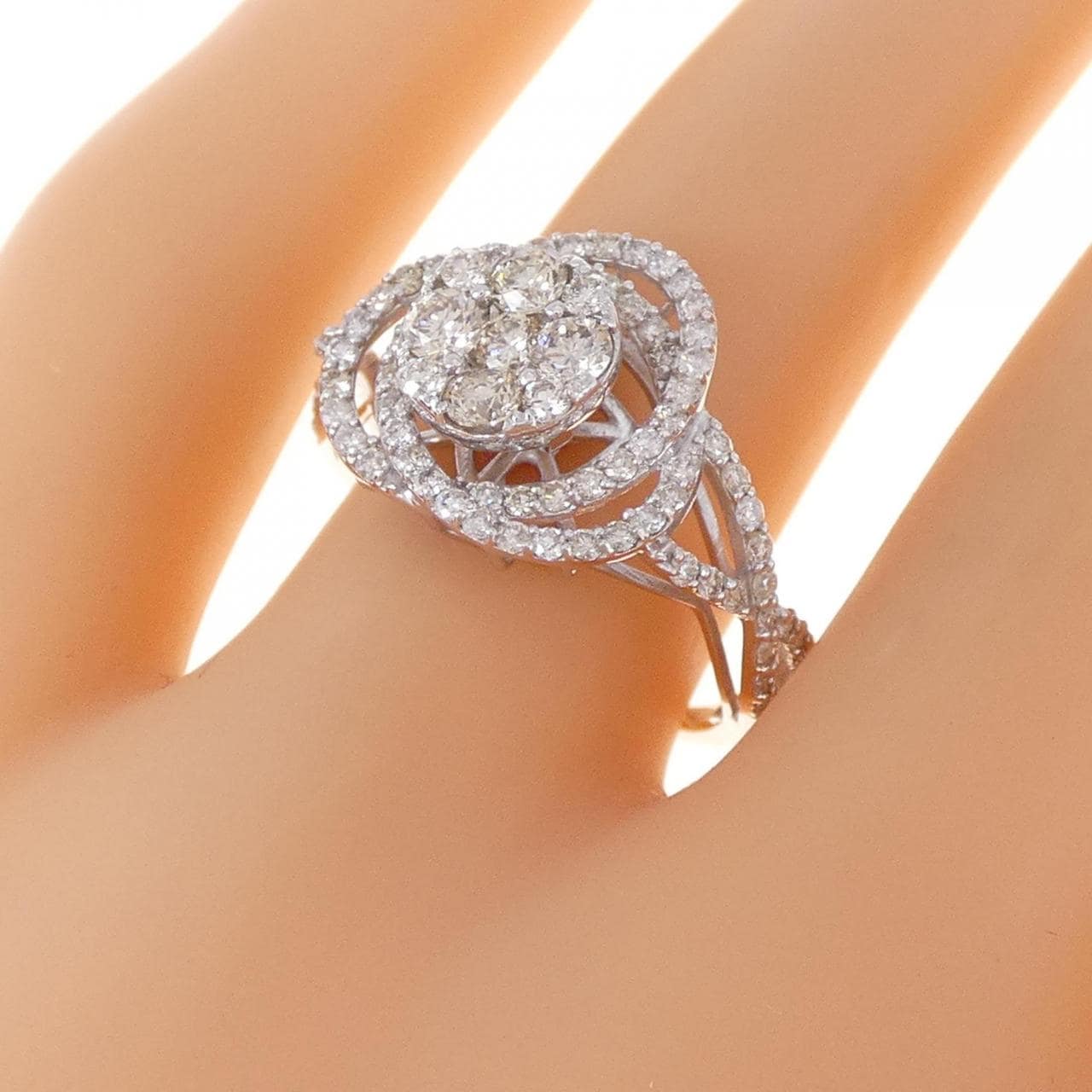 コメ兵｜K18WG ダイヤモンド リング 0.90CT｜ジュエリー｜リング