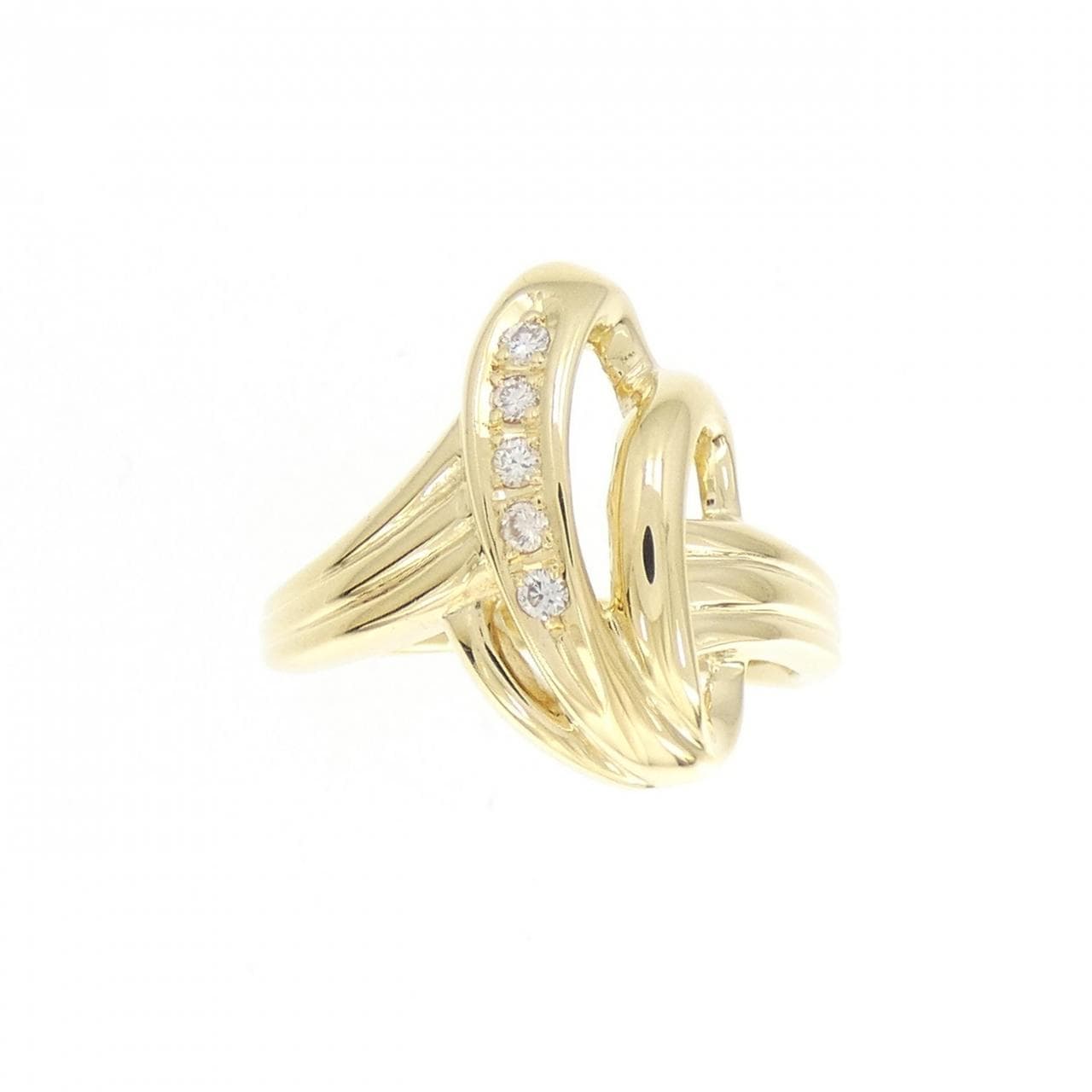 K18YG ダイヤモンド リング 0.05CT