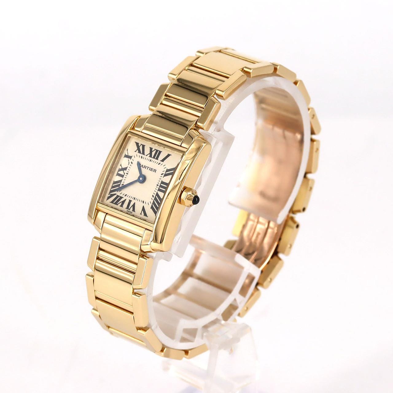 カルティエ タンクフランセーズSM YG W50002N2 YG クォーツ