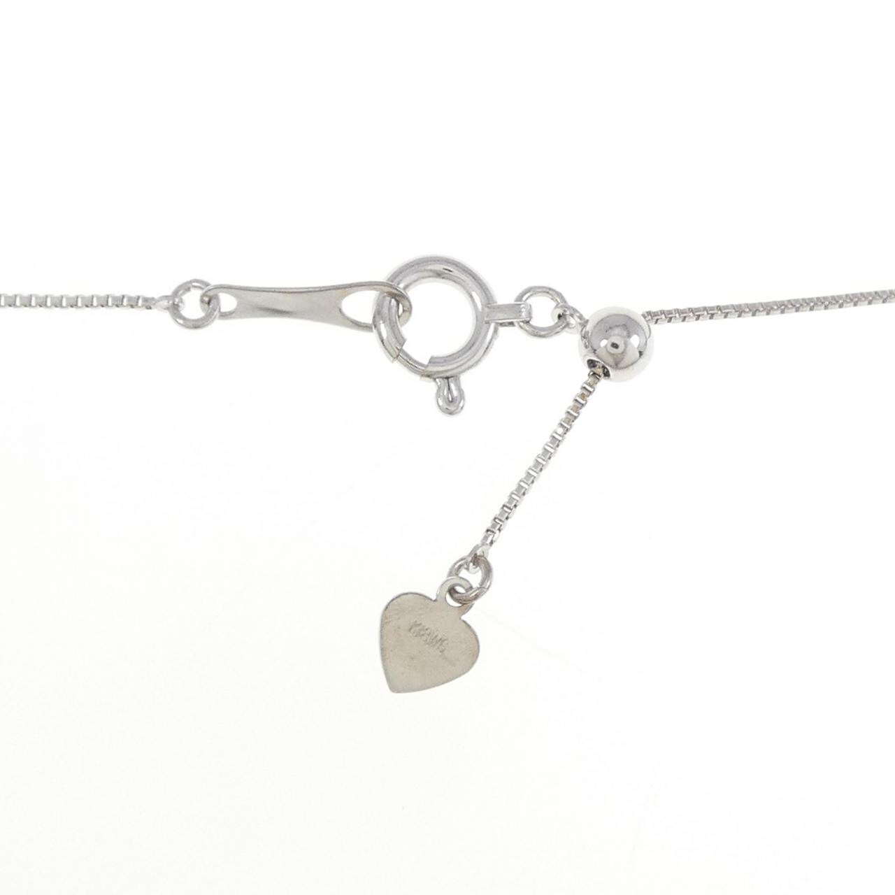 K18WG ダイヤモンド ネックレス 0.30CT