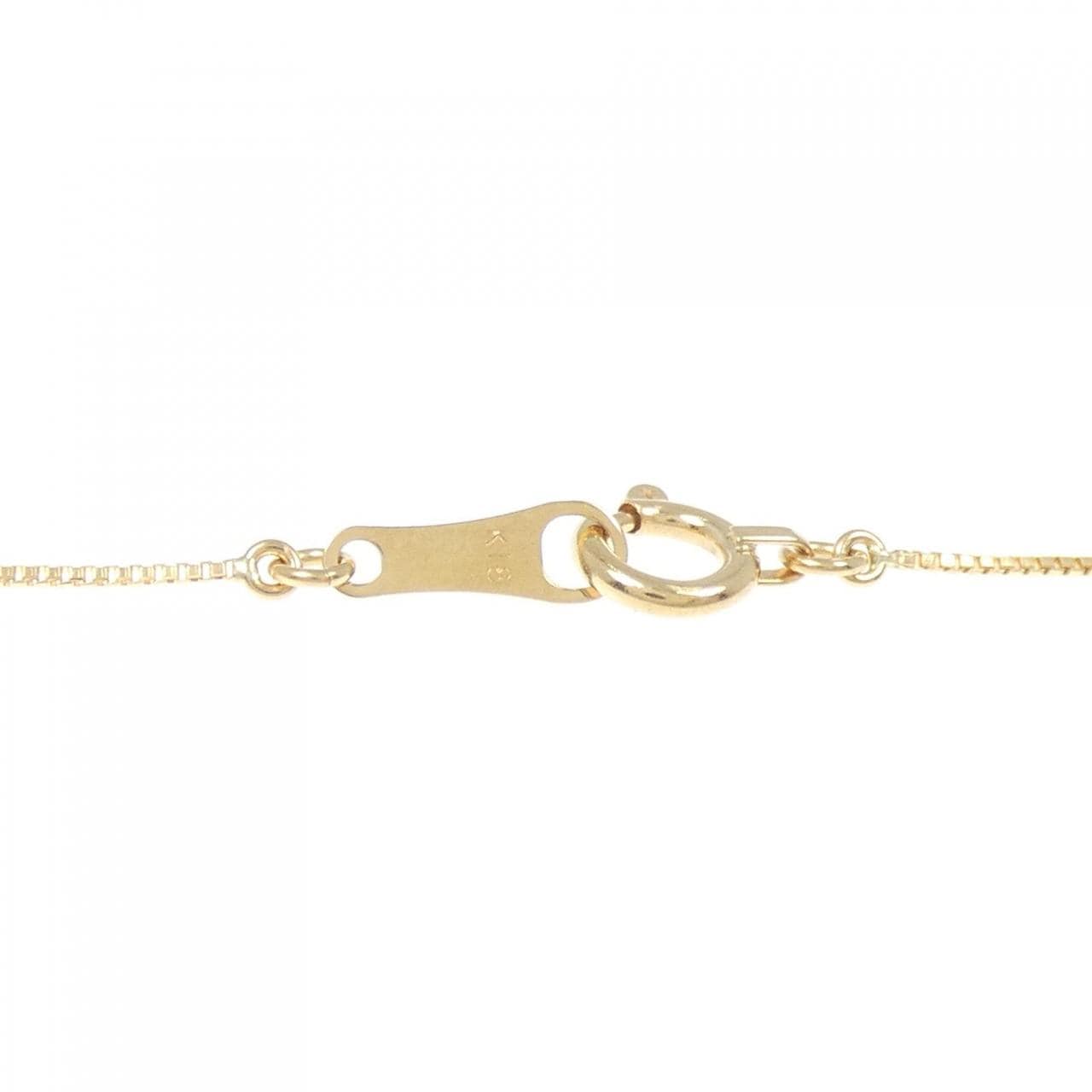 K18YG ダイヤモンド ネックレス 0.08CT