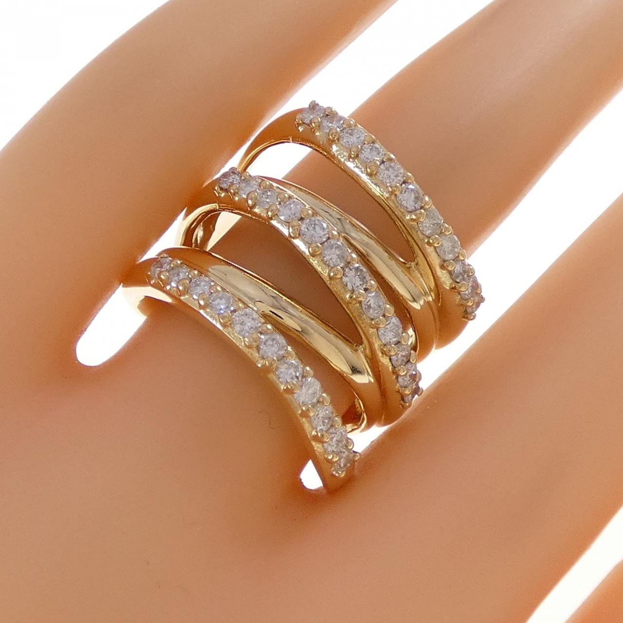 K18YG ダイヤモンド リング 1.00CT