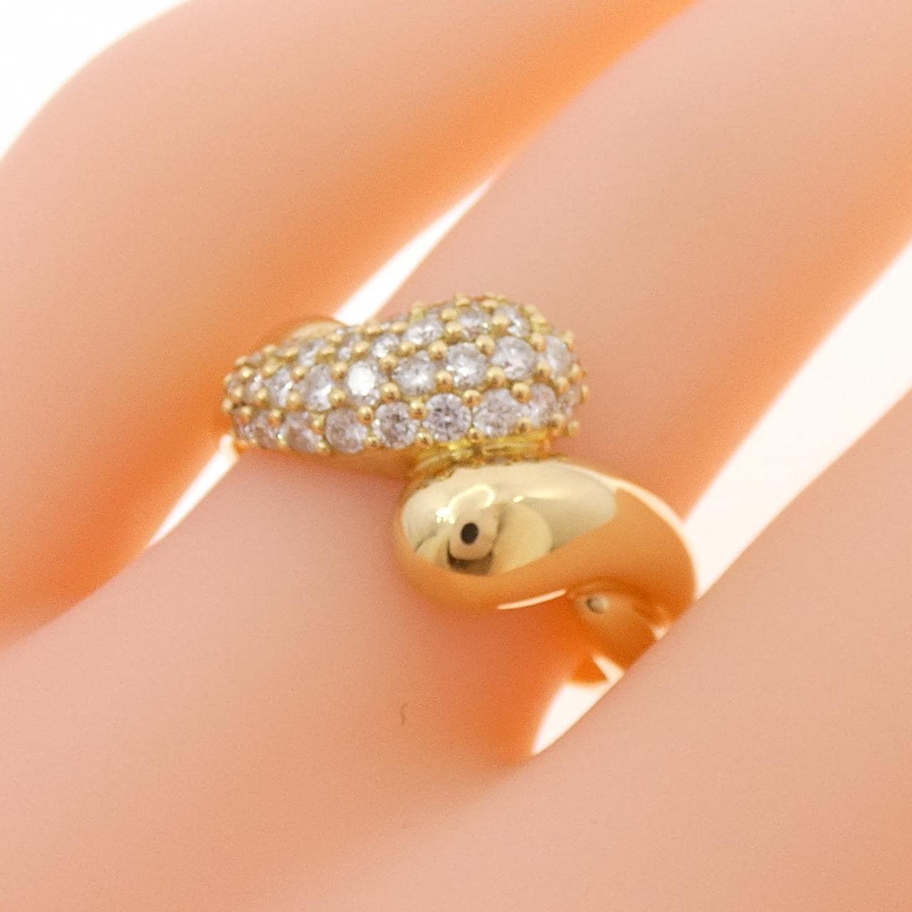 K18YG ダイヤモンド リング 0.50CT
