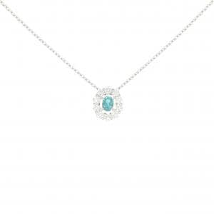 PT900/PT850 グランディディエライト ネックレス 0.100CT