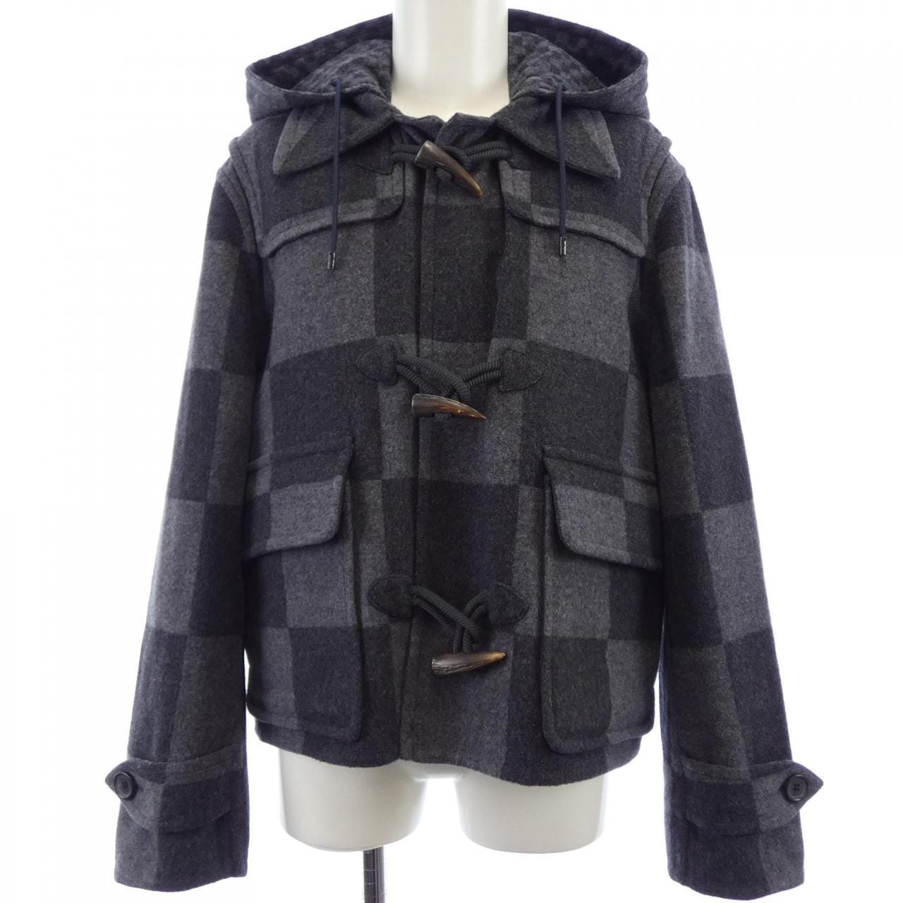 ルイヴィトン LOUIS VUITTON ジャイアントダミエ HJC03WXEP NIGO ダッフルコート