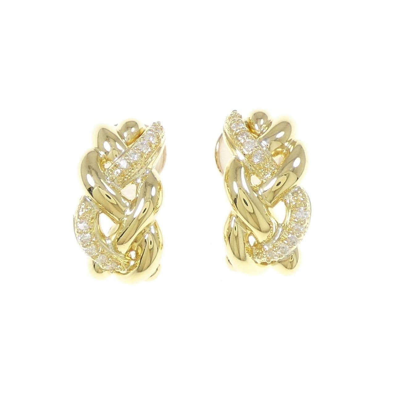 K18YG ダイヤモンド ピアス/イヤリング 0.20CT