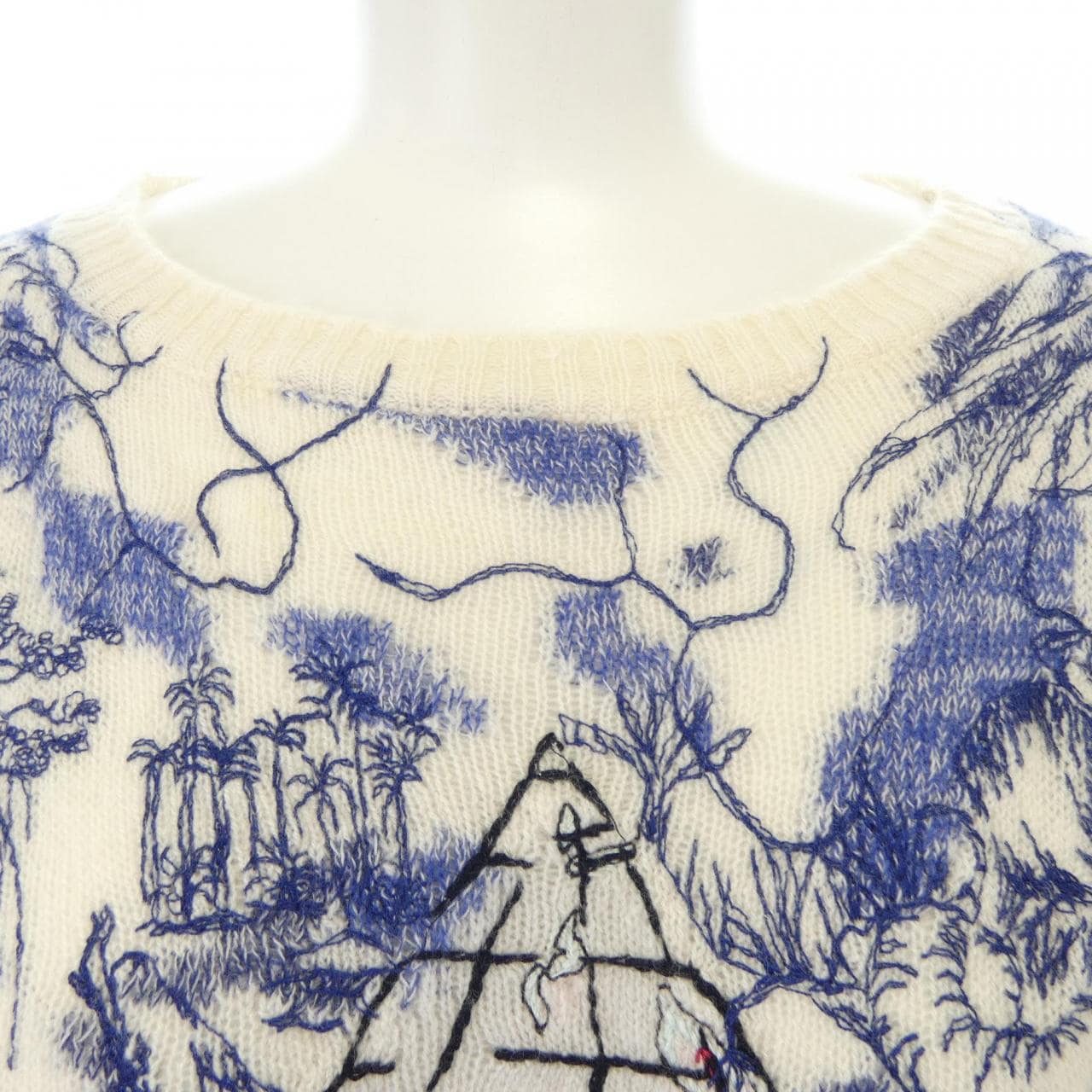 クリスチャンディオール CHRISTIAN DIOR AROUND THE WORLD 044S76BM023 ニット