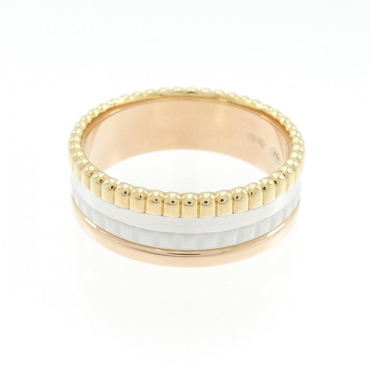 ブシュロン キャトル ホワイト スモール リング