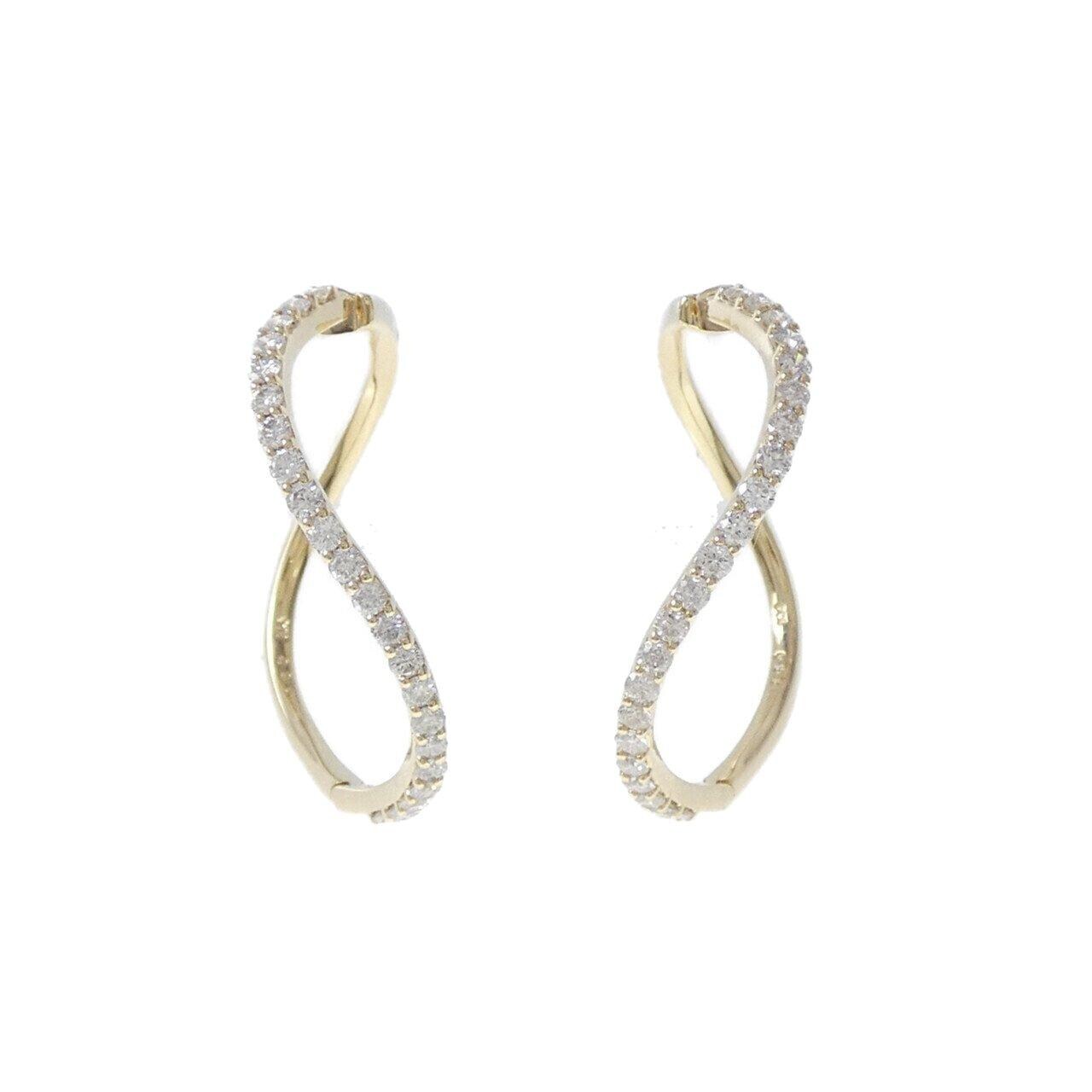 K14YG ダイヤモンド ピアス 1.00CT