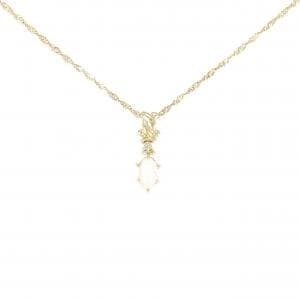 K18YG ムーンストーン ネックレス