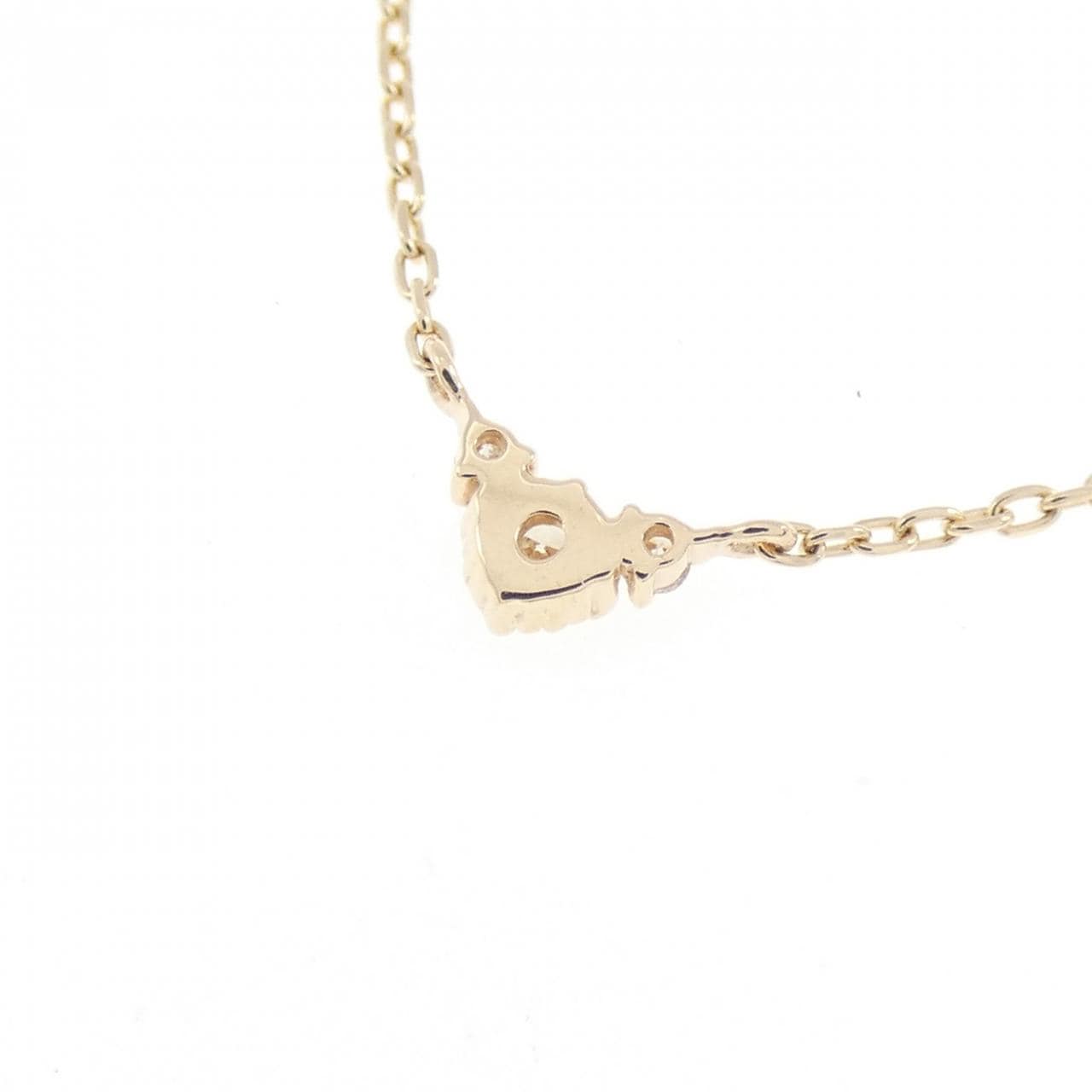 アガット ダイヤモンド ネックレス 0.03CT