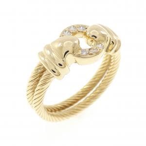 750YG ダイヤモンド リング