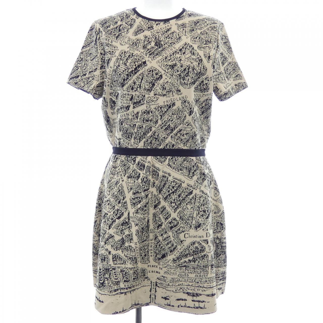 クリスチャンディオール CHRISTIAN DIOR PLAN DE PARIS 354R04AM505 ワンピース
