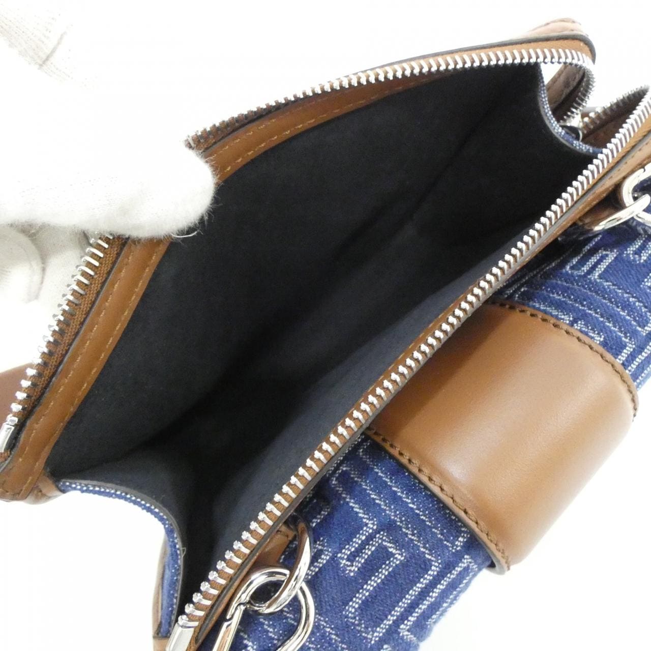 【新品】フェンディ ダブルバゲット 7VA649 AUGO ショルダーバッグ