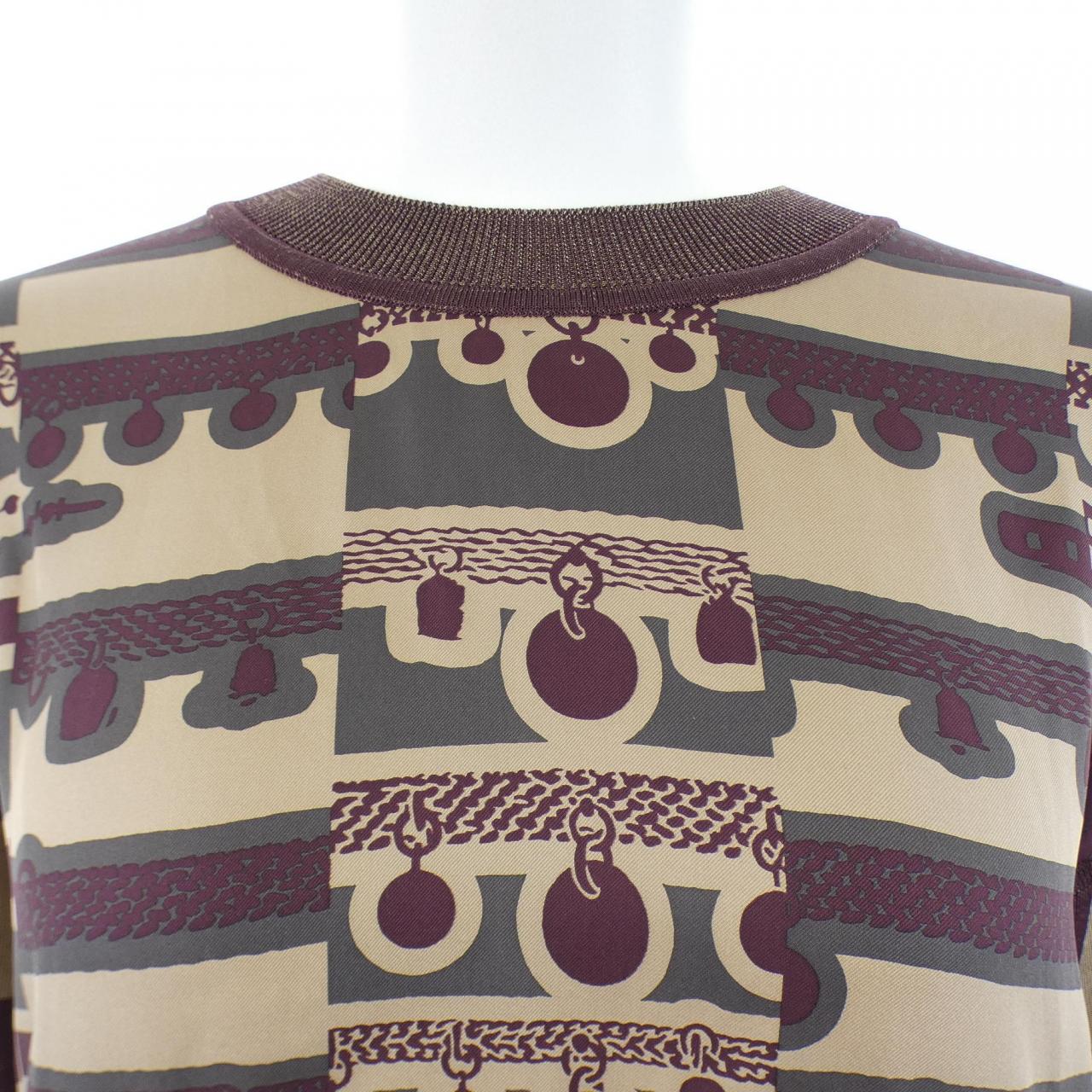 エルメス HERMES LE TRESOR DE MEDOR RAYURE 2H2835D5 ツイルレーヌ トップス