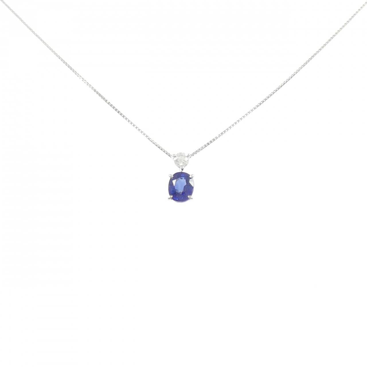 PT/PT850 サファイヤ ネックレス 0.81CT