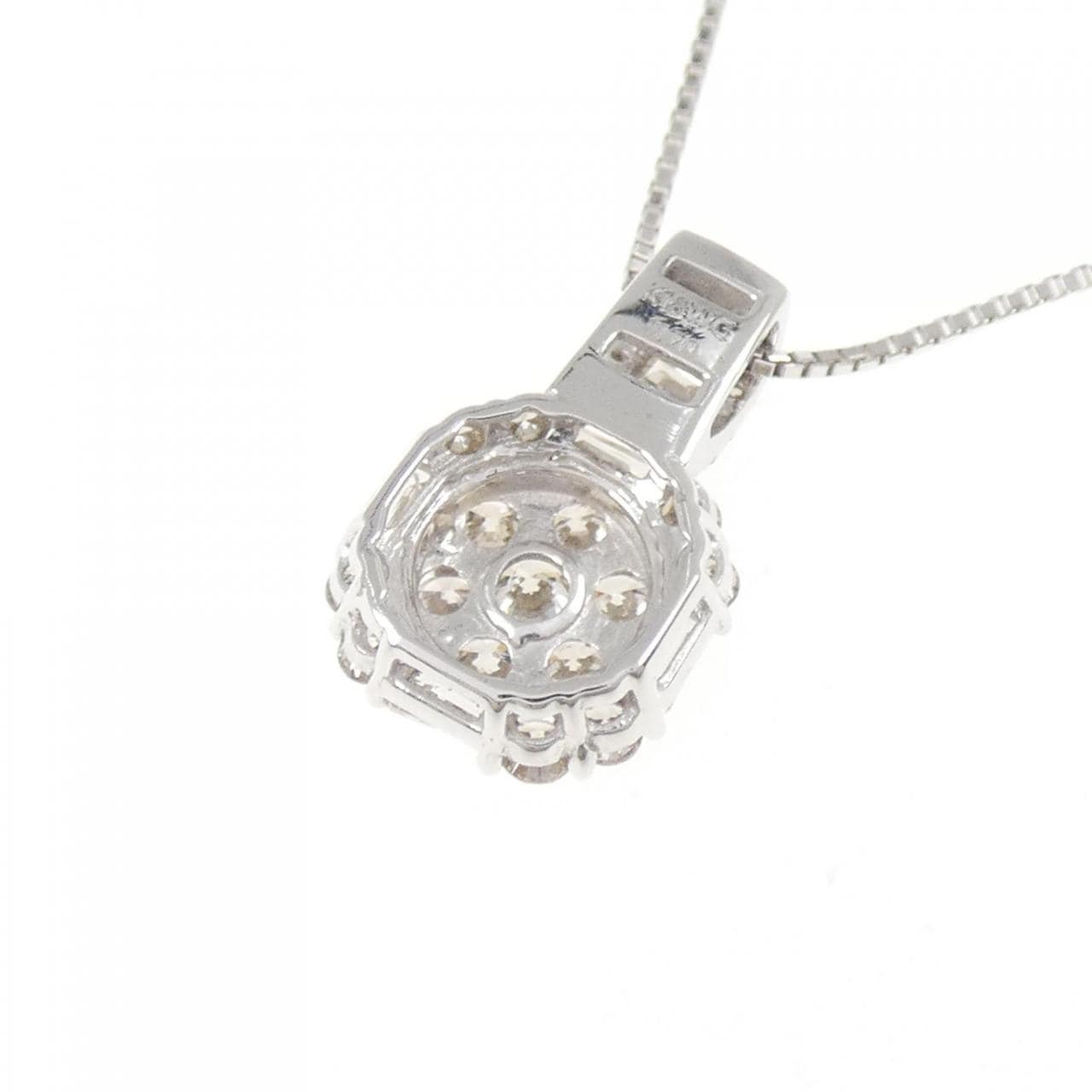 K18WG ダイヤモンド ネックレス 0.70CT