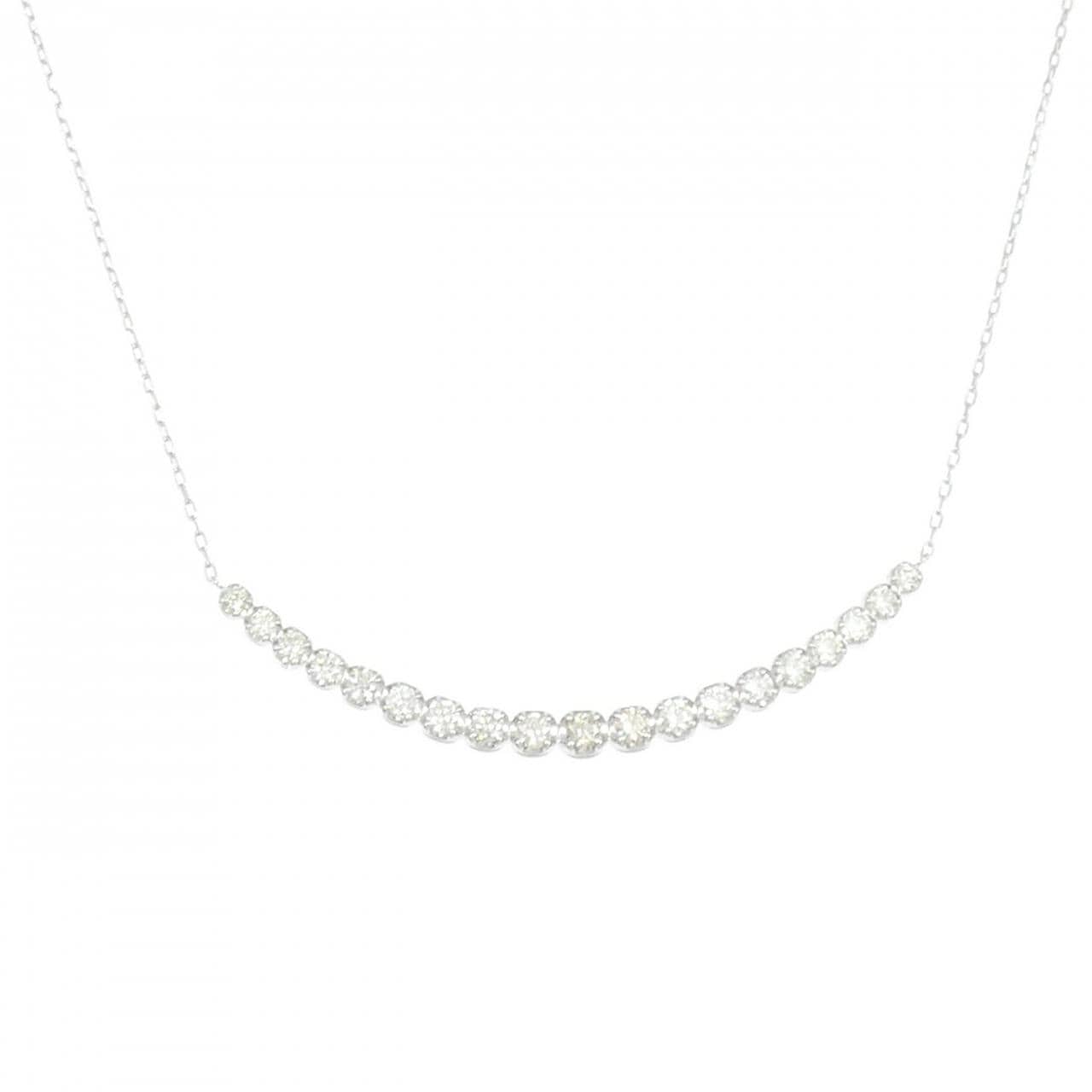 PT900/PT850 ダイヤモンド ネックレス 1.00CT