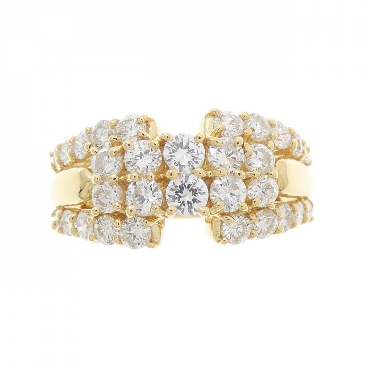K18YG ダイヤモンド リング 1.25CT