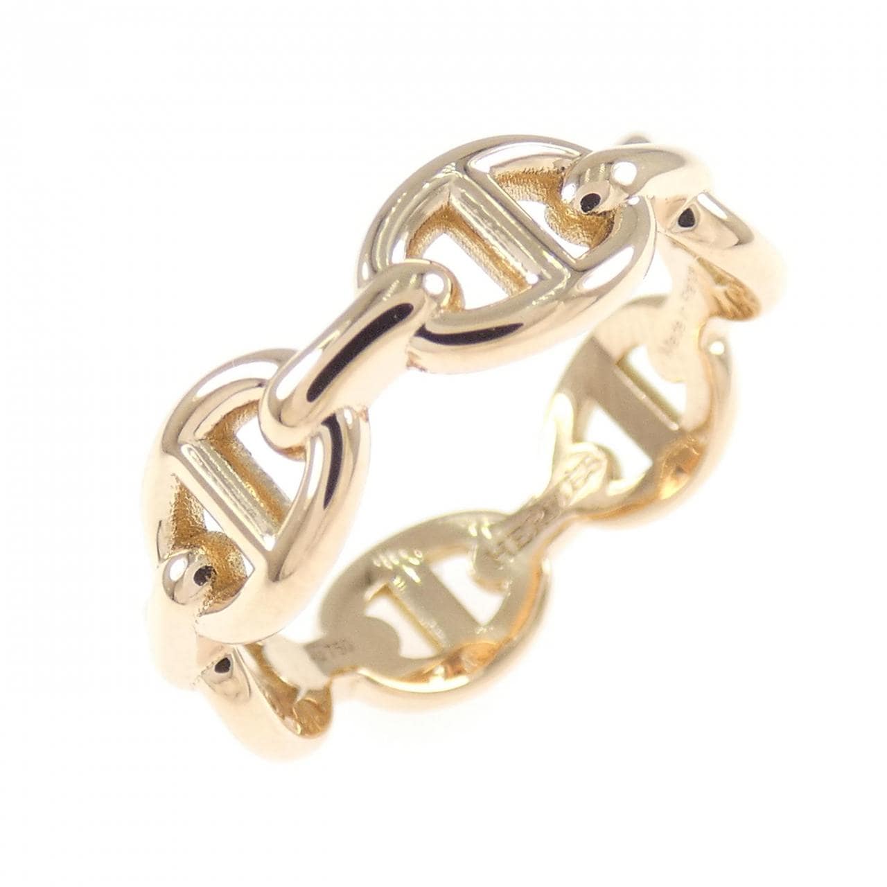 HERMES Chène d'Angle Anchenée Ring