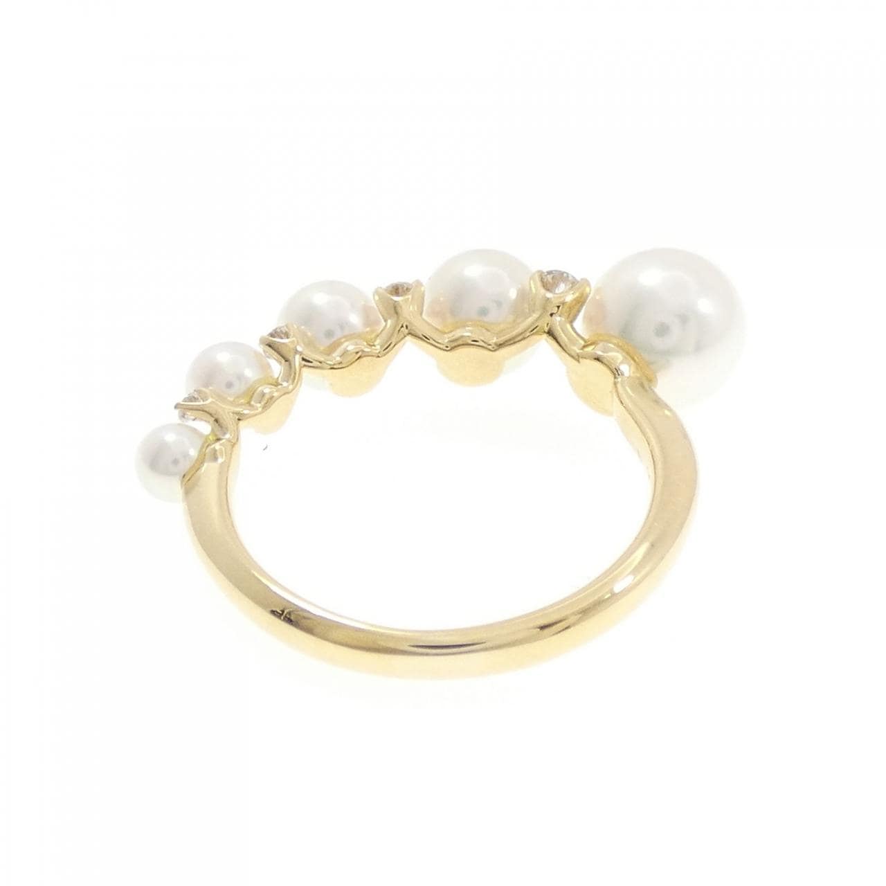 K18YG Akoya珍珠戒指