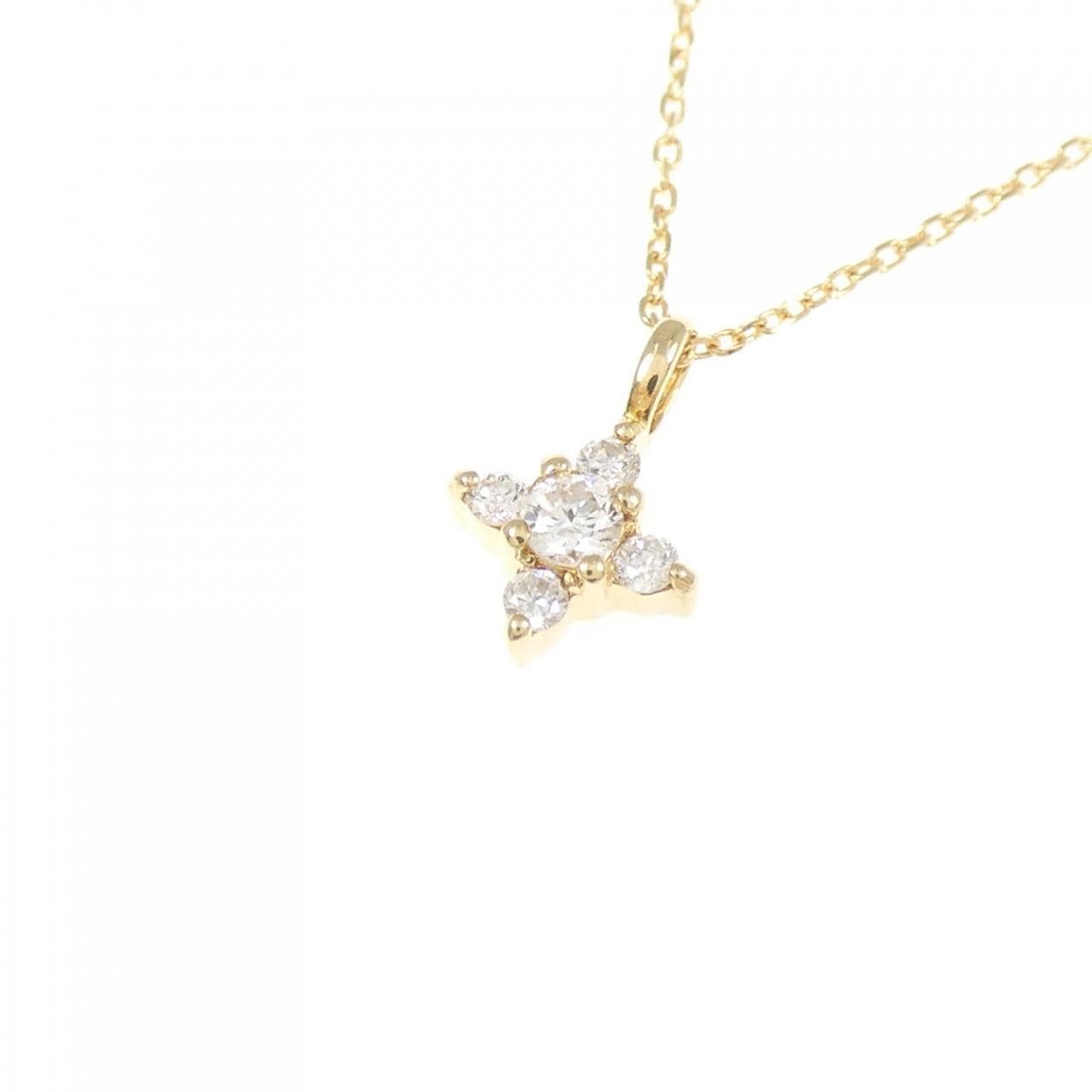 K18YG ダイヤモンド ネックレス