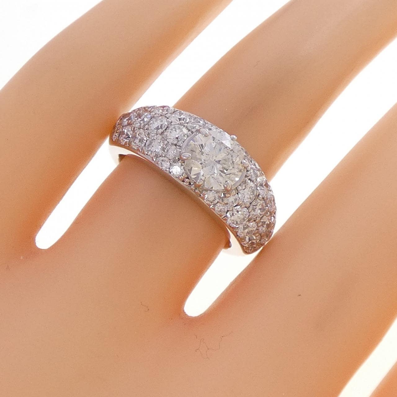 PT900 ダイヤモンド リング 1.030CT