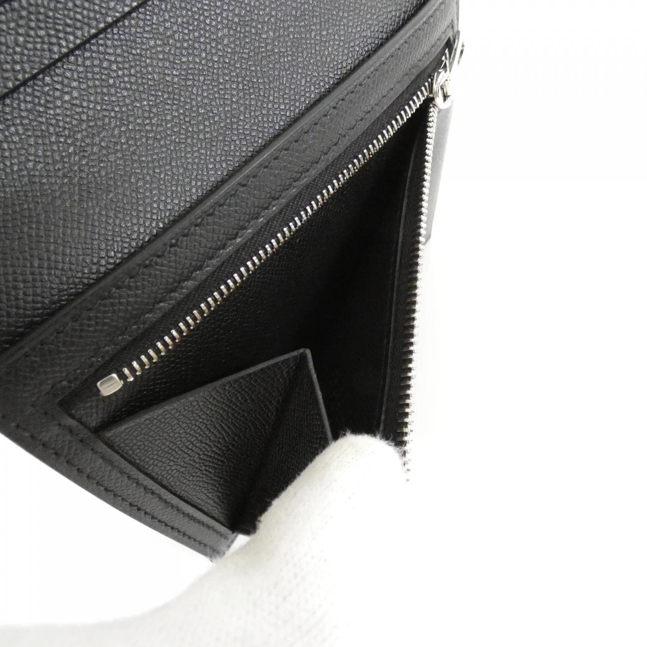 【未使用品】エルメス ベアン コンパクト モノクローム 085916CH 財布