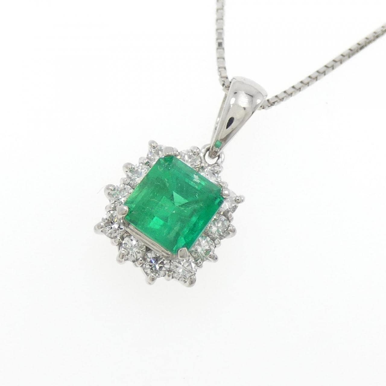 PT エメラルド ネックレス 1.17CT