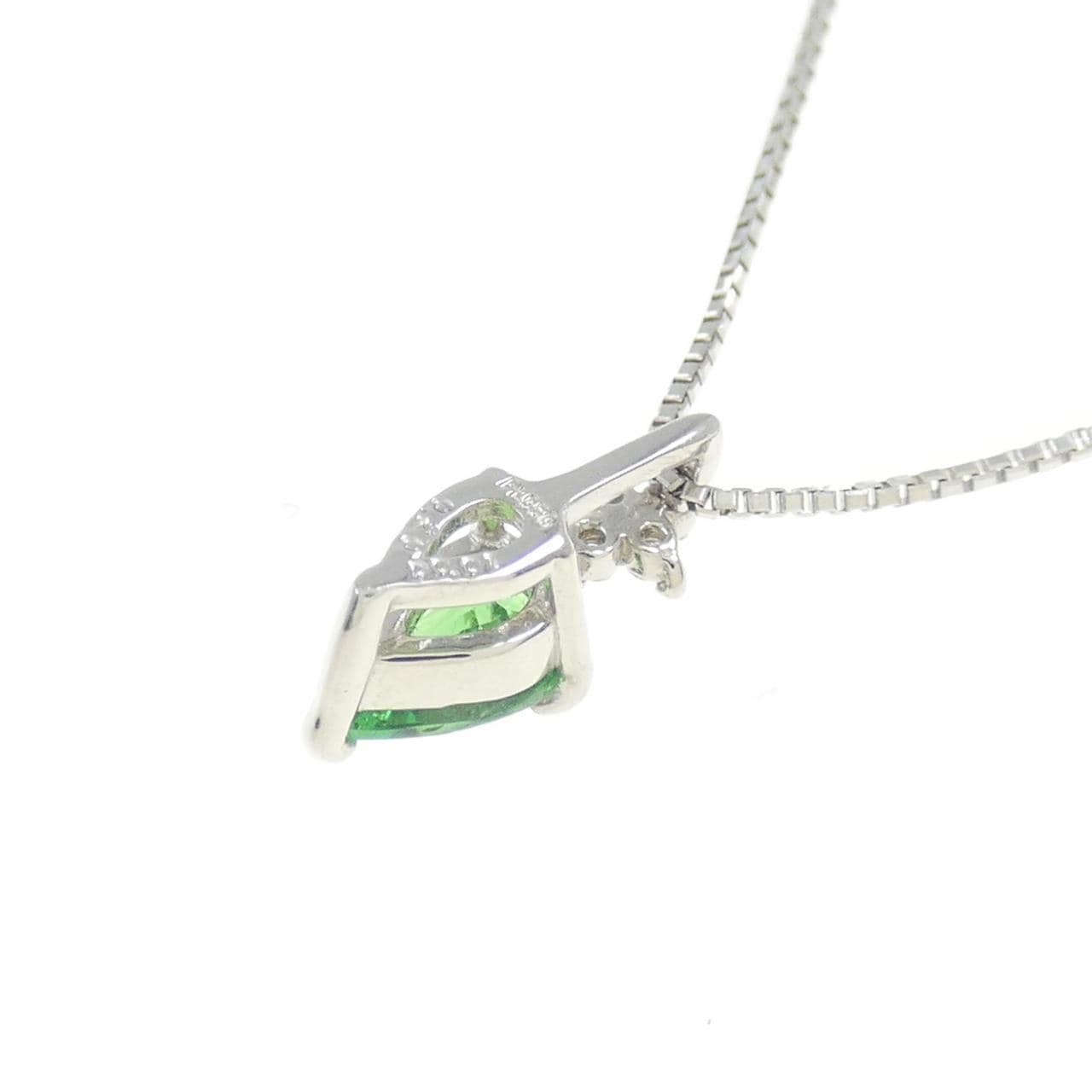 [新品] PT 绿石榴石项链 0.20CT