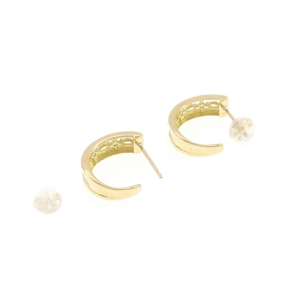 【新品】K18YG ダイヤモンド ピアス 0.26CT