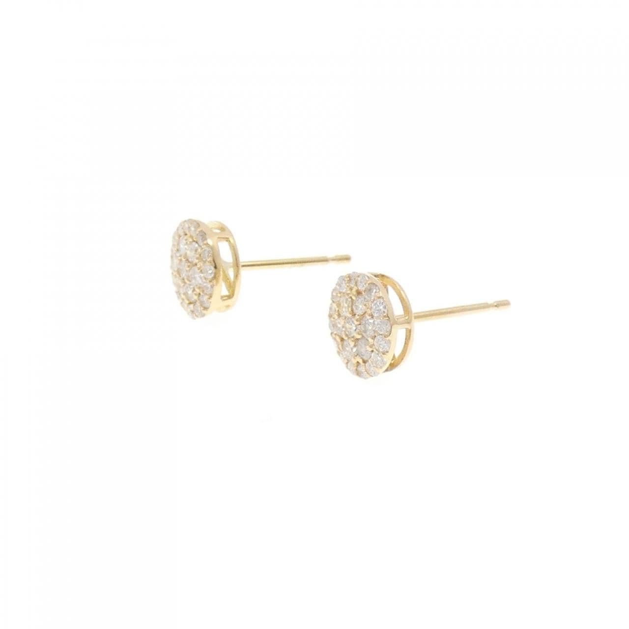 【リメイク】K18YG ダイヤモンド ピアス 0.30CT
