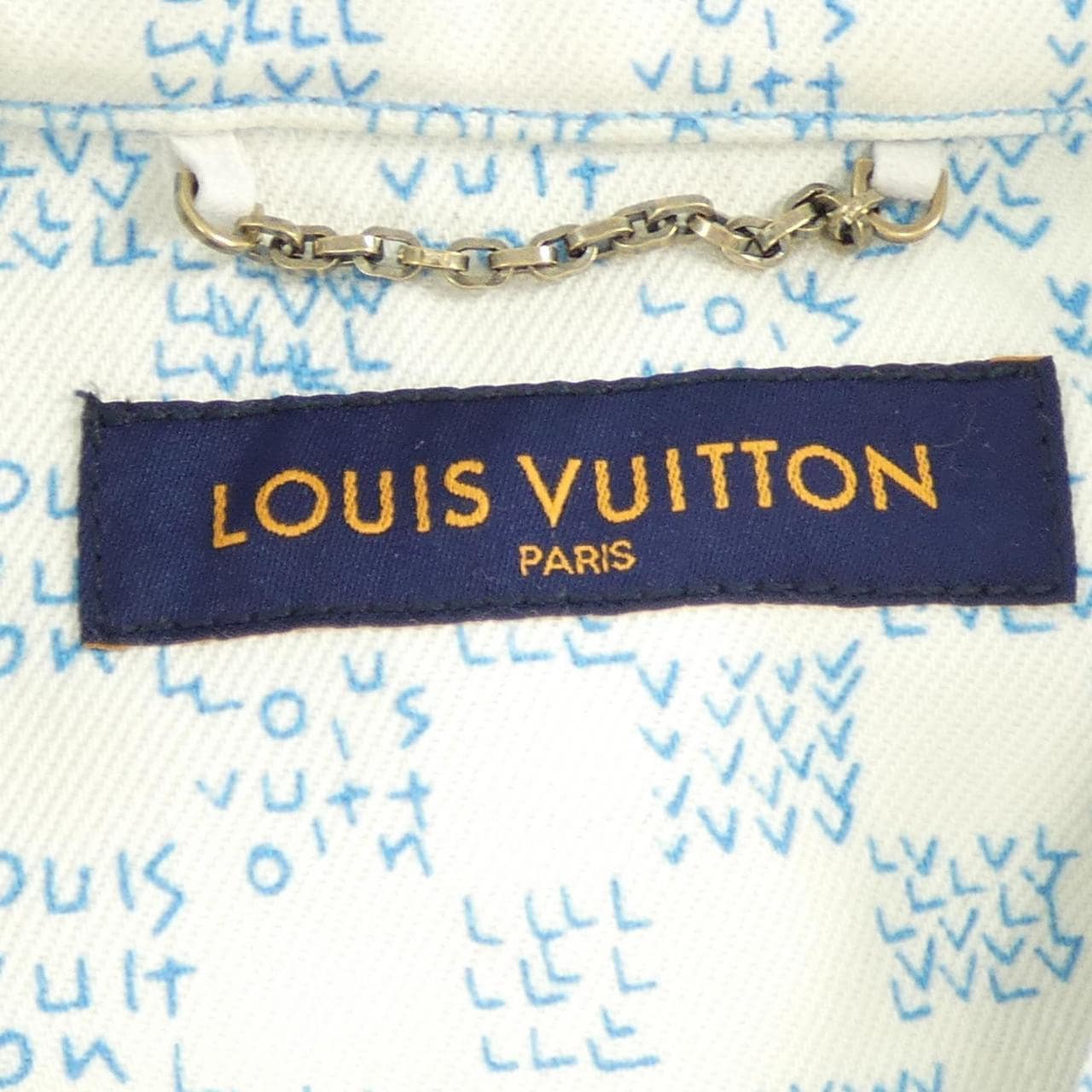 ルイヴィトン LOUIS VUITTON ランドスケープショートスリーブデニムシャツ HNS18WNW3 S/Sシャツ