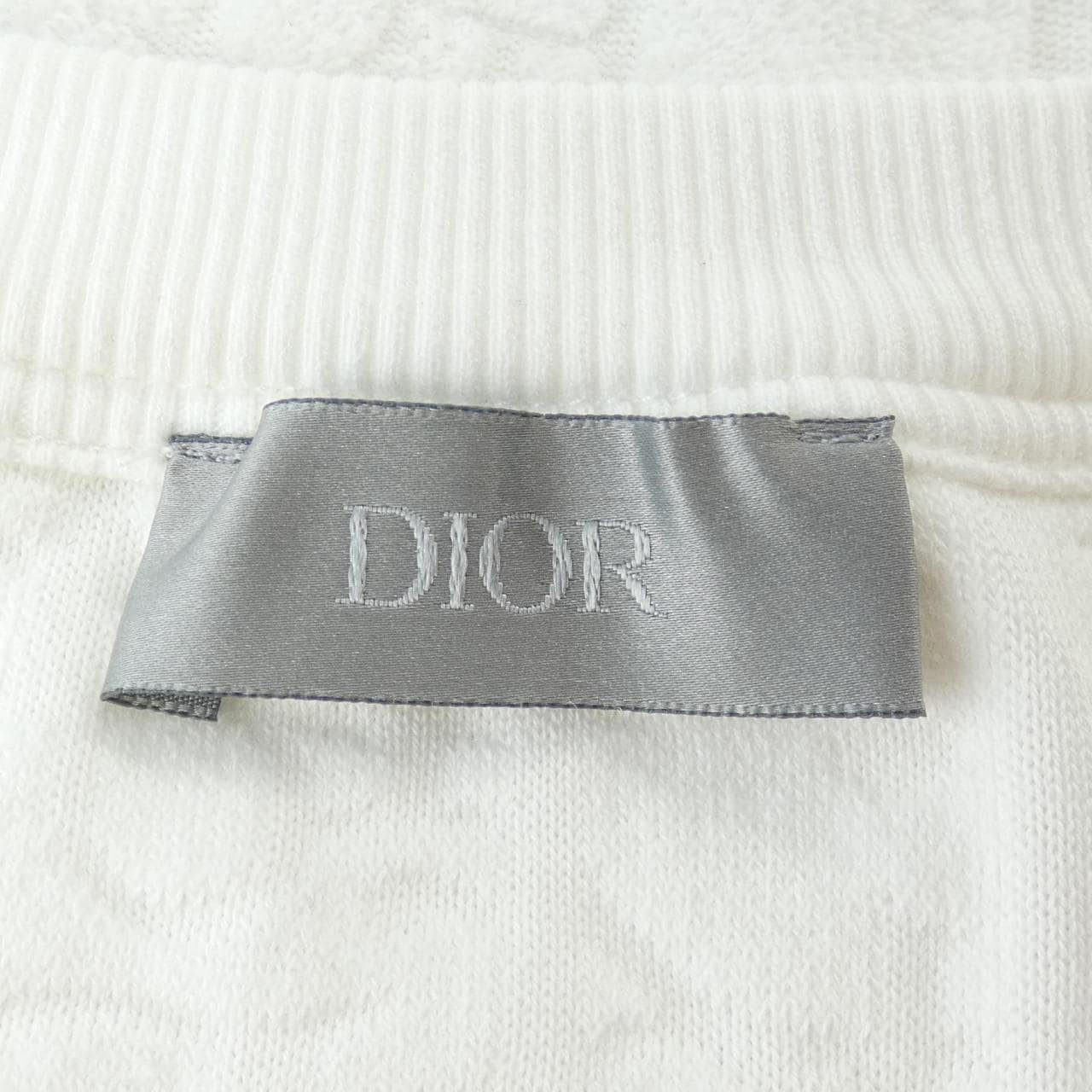ディオール DIOR ディオールオブリークテリーコットンジャガード　OBLIQUE 113J692A0614 Tシャツ