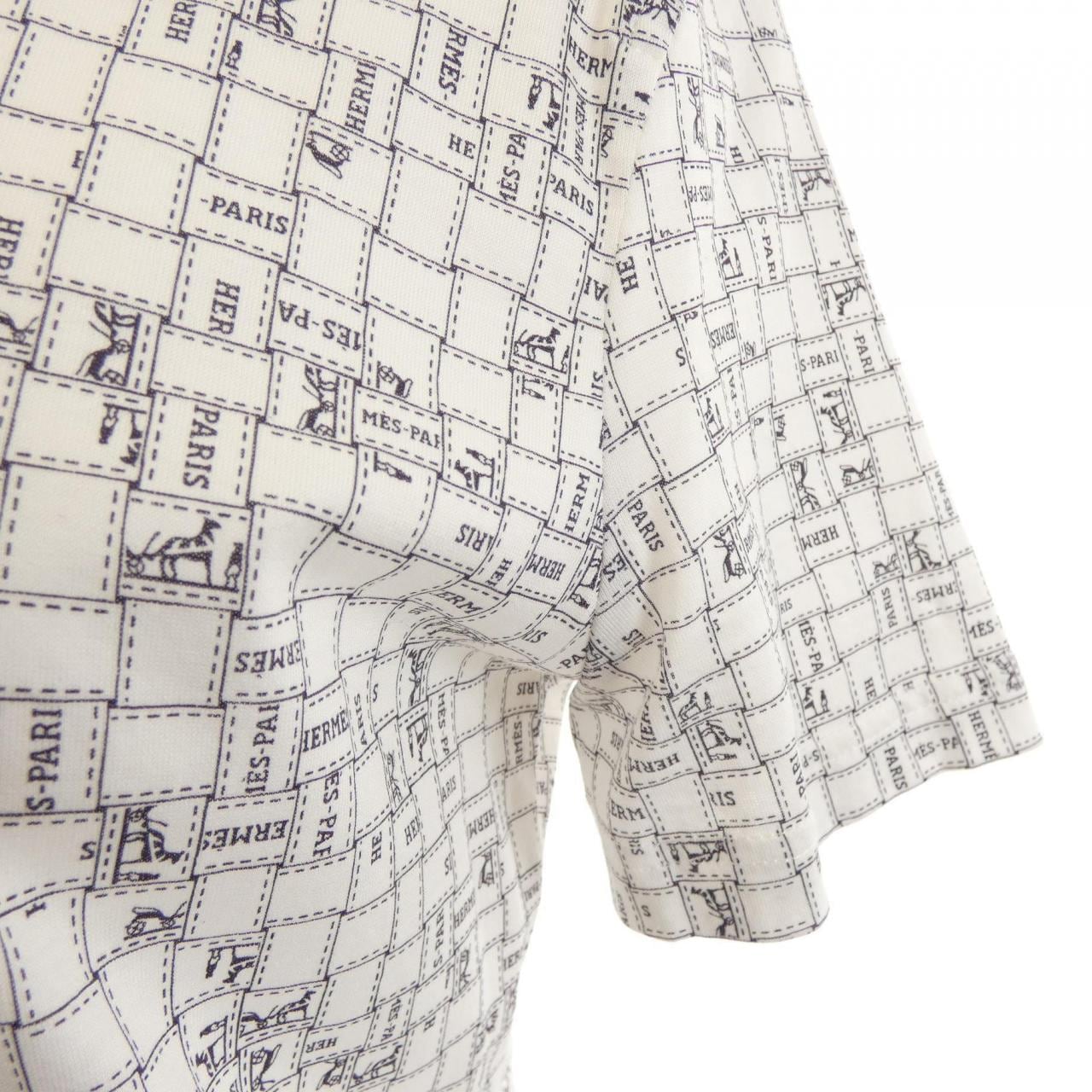エルメス HERMES BOLDUC AU CARRE ボルデュックチェック 5E4645DK Tシャツ