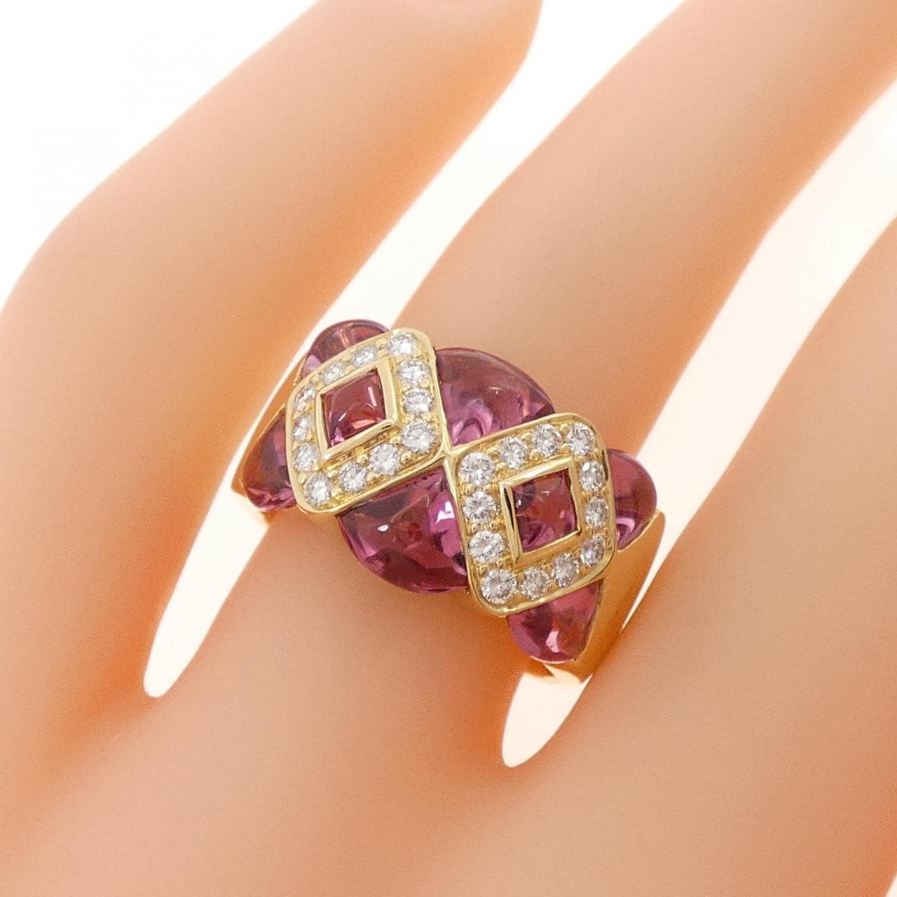 750YG トルマリン リング 2.90CT