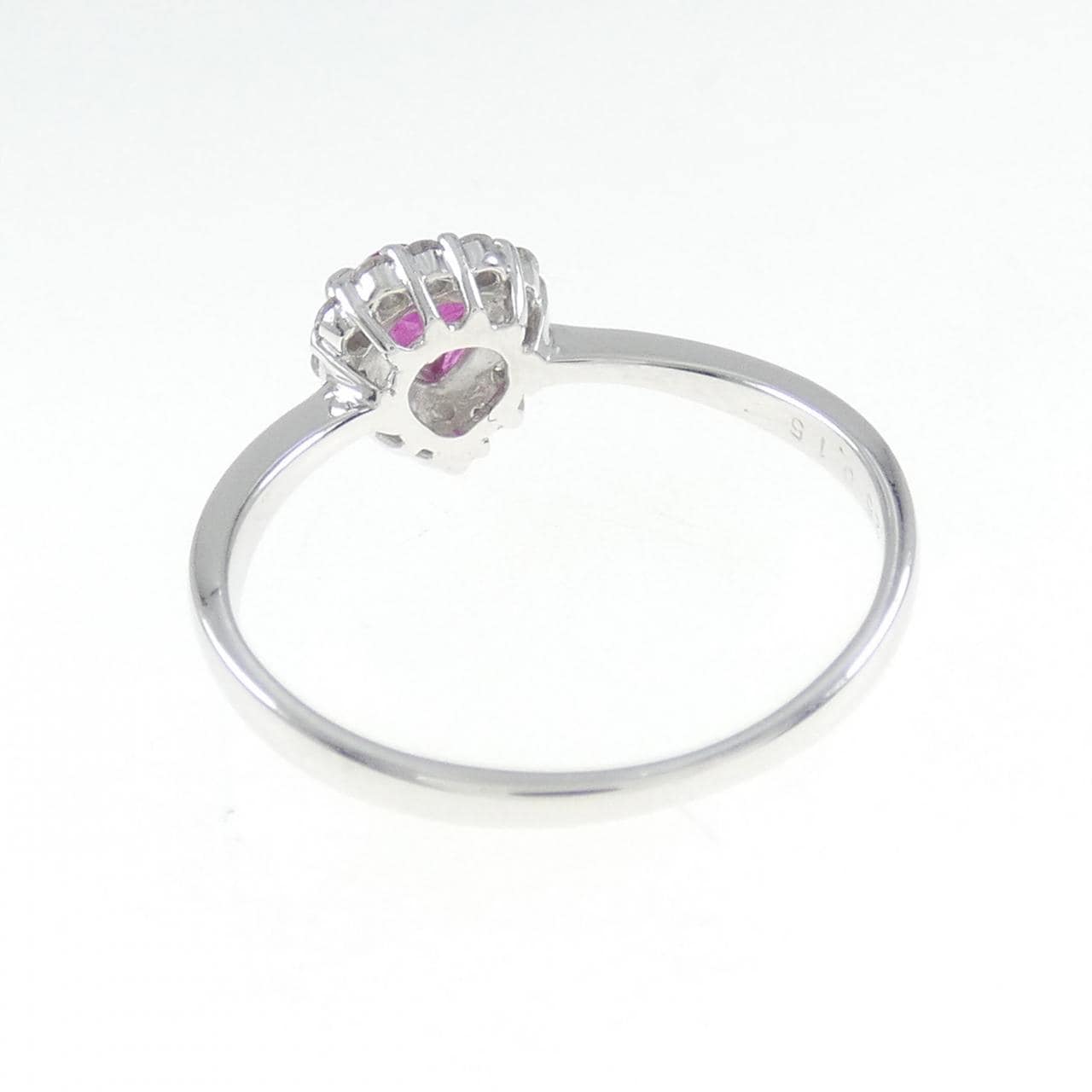 K18WG红宝石戒指0.25CT
