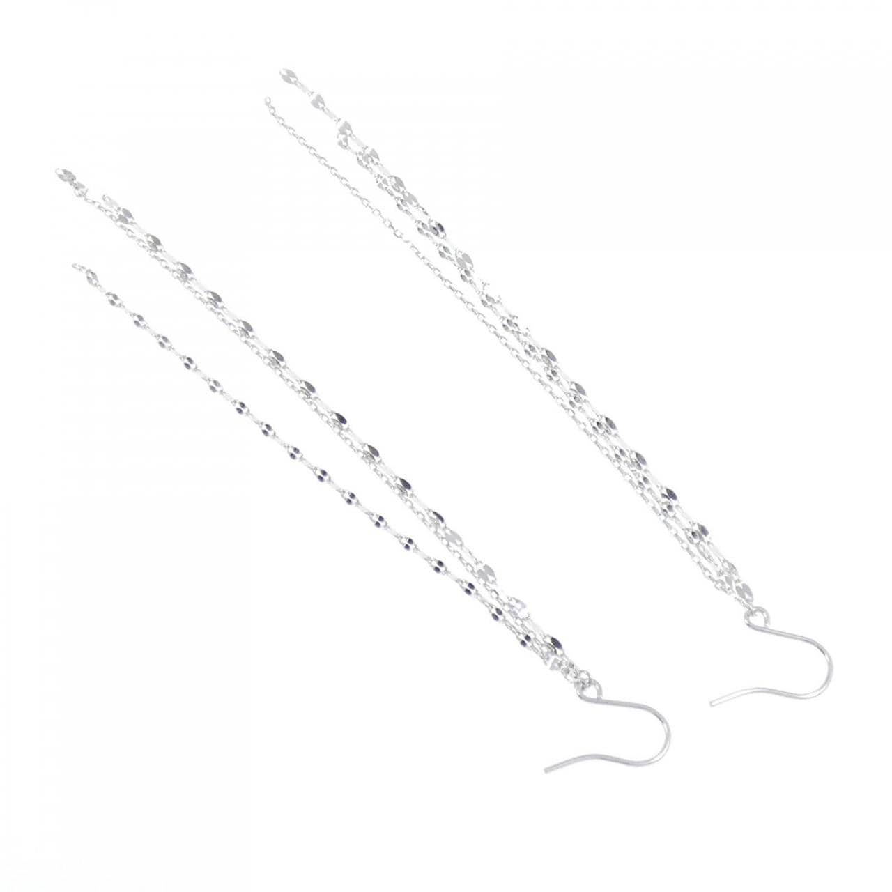 K18WG earrings