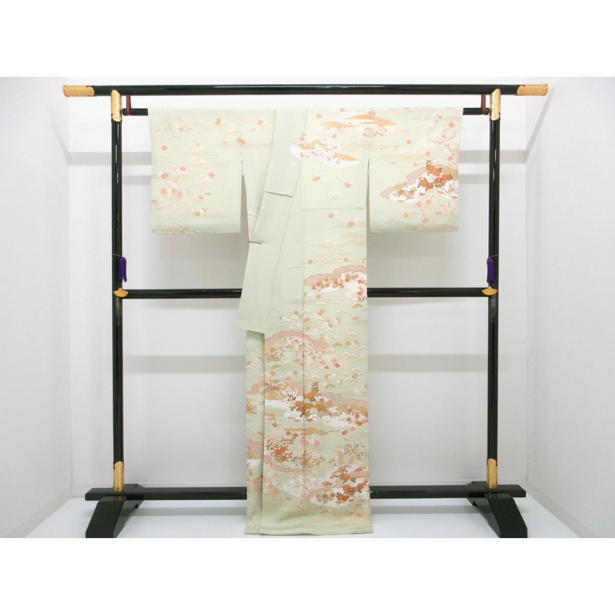 [Unused items] Homongi, Yuzen gold processing, embroidery