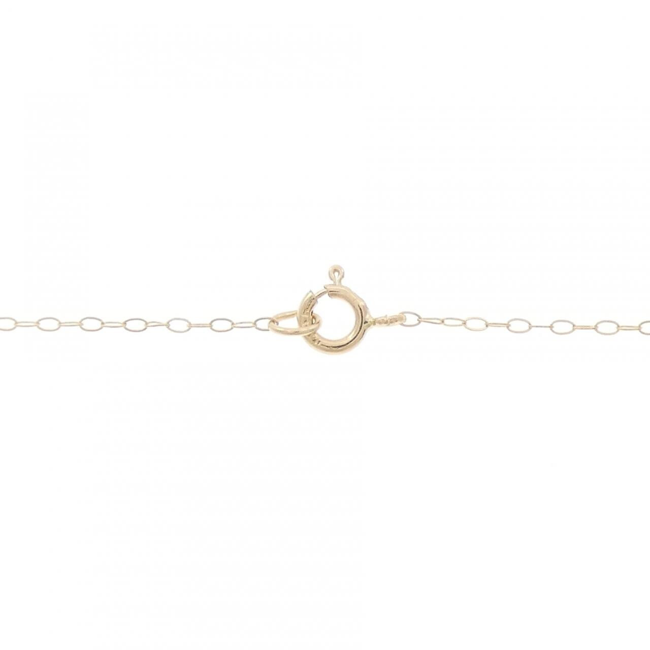 18KTYG/14KTYG ルビー ネックレス 0.58CT