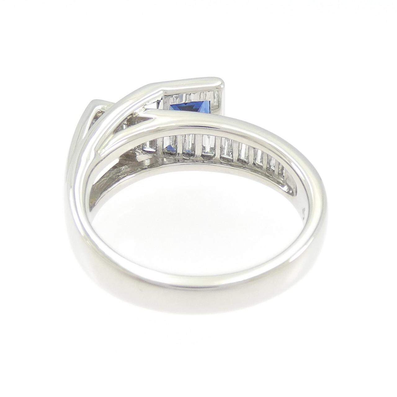 PT900 サファイヤ リング 0.88CT