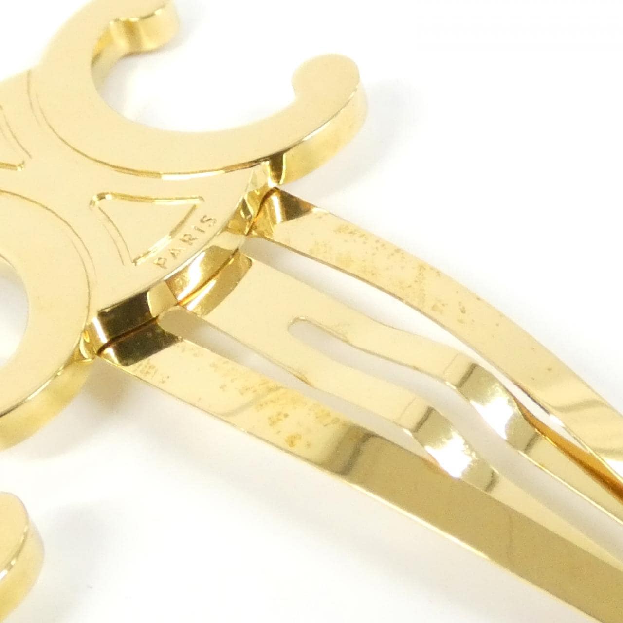 セリーヌ トリオンフ スナップ クリップ 46Z656BSL ヘアークリップ