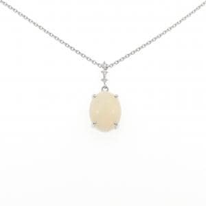PT900/PT850 オパール ネックレス 3.11CT