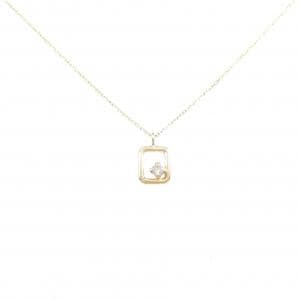 [BRAND NEW] K10YG Diamond necklace 0.03CT