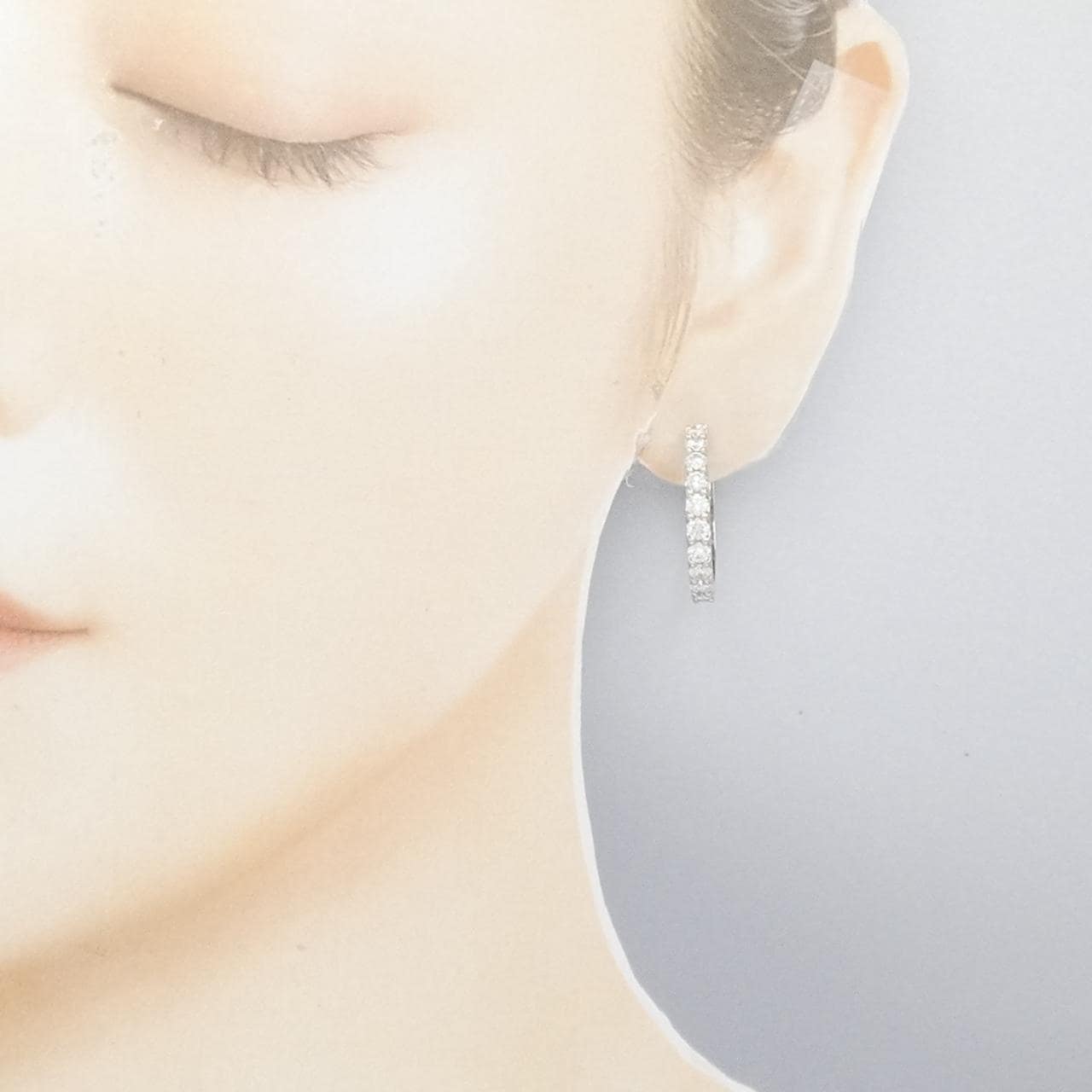 [BRAND NEW] PT900 Diamond Earrings 1.020CT 1.022CT E VS1-2 VG
