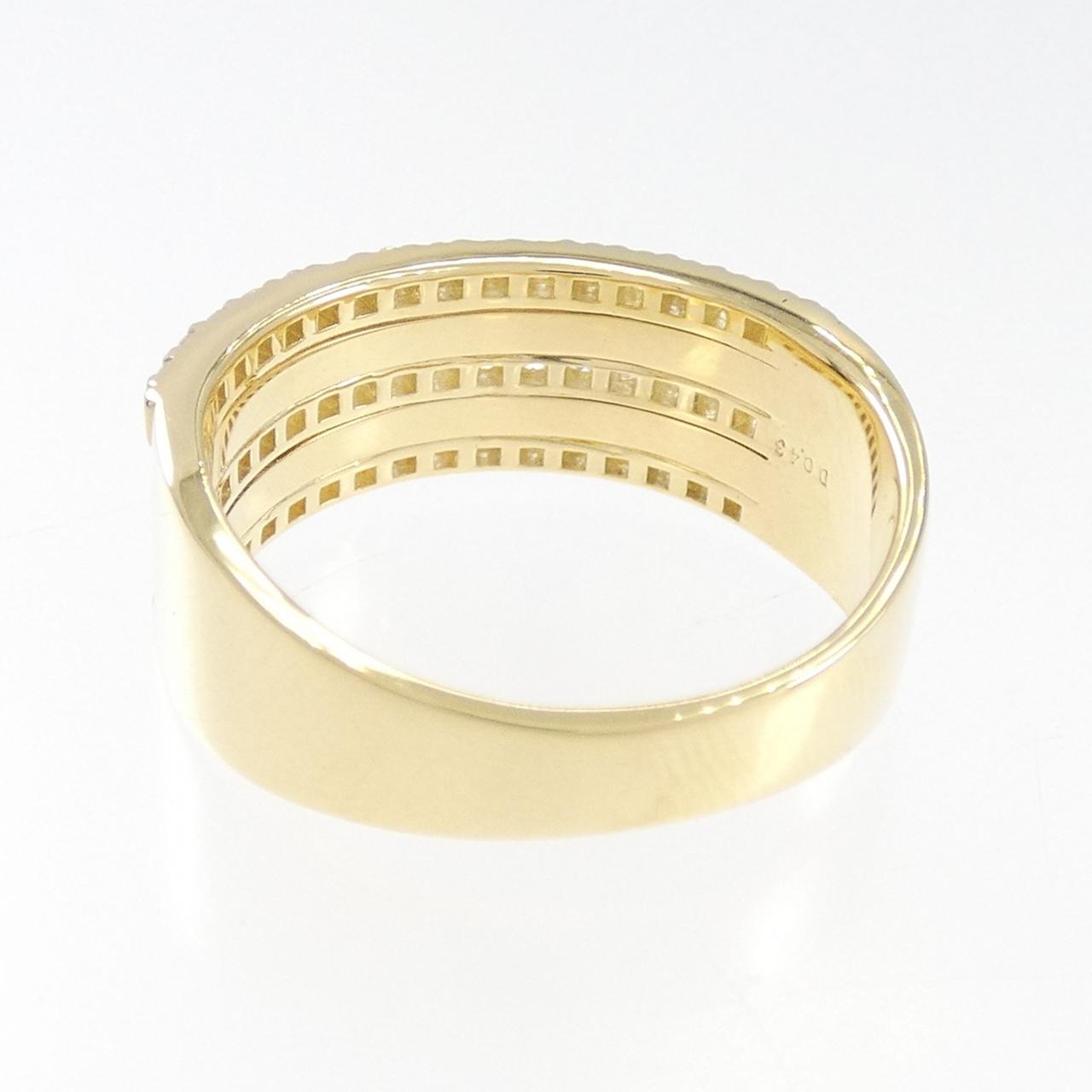 K18YG ダイヤモンド リング 0.43CT