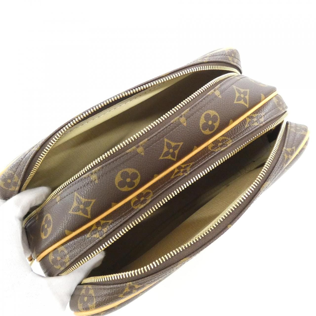 LOUIS VUITTON Monogram Reporter 28 公分 M45254 單肩包