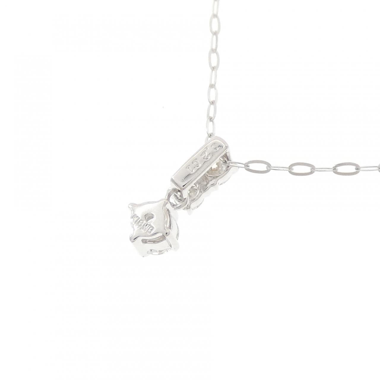 K18WG ダイヤモンド ネックレス 0.201CT